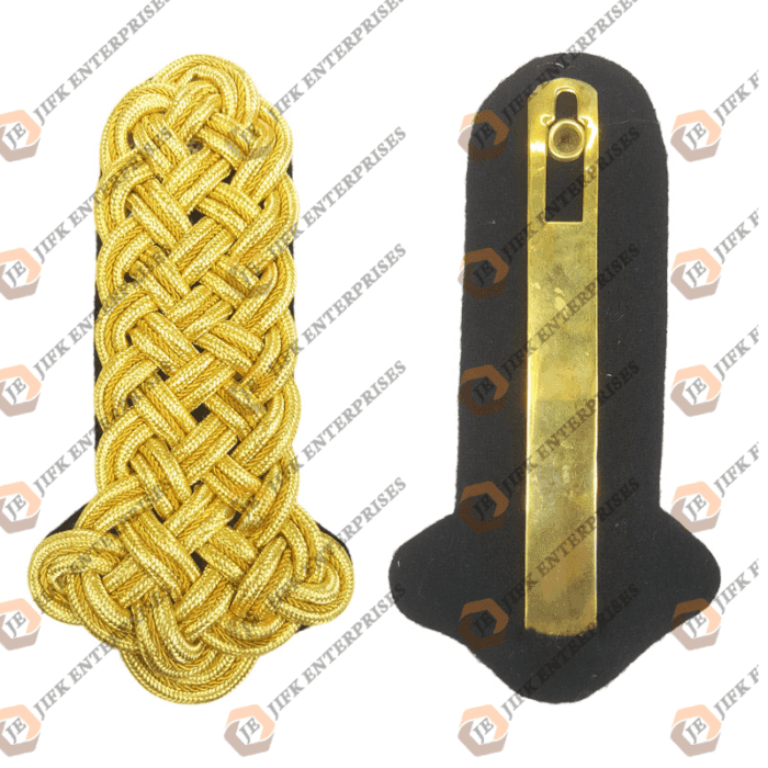 Gold Wire Millitary Shoulder Board