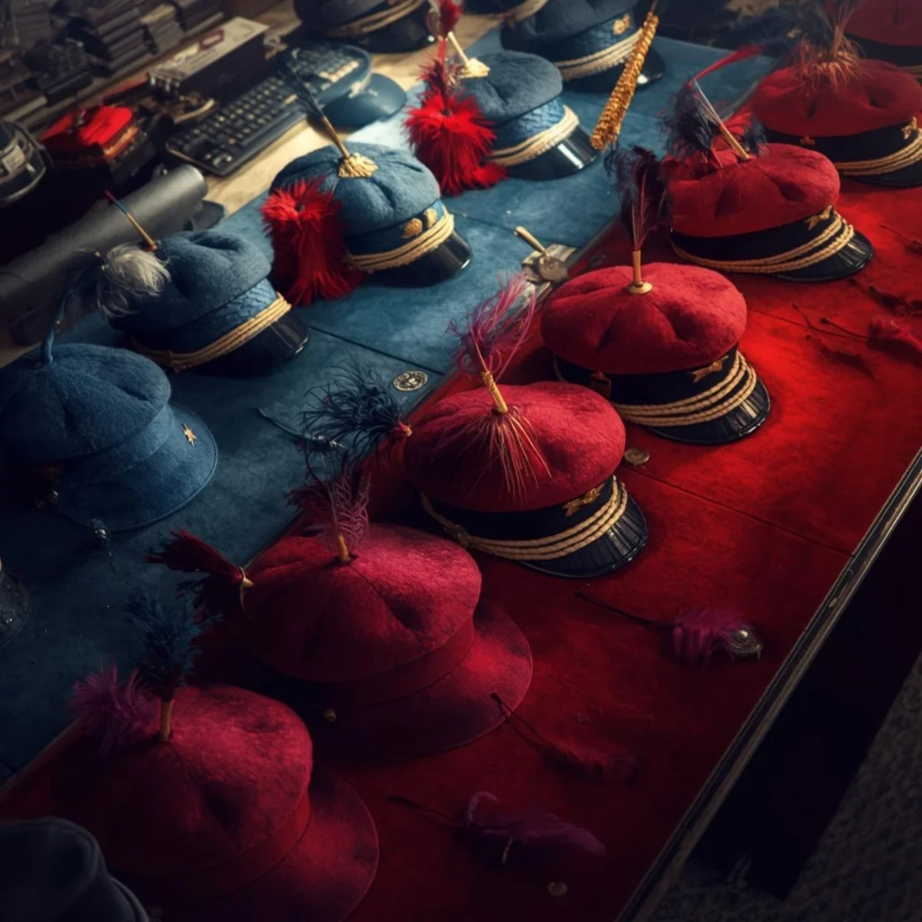 Caps, Berets & Plumes
