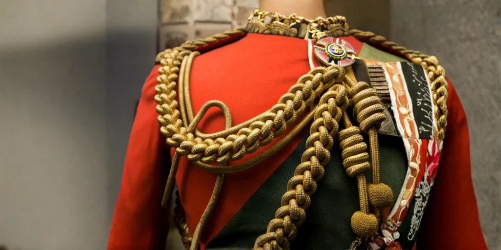 Types of Ceremonial Cords Used in Military Uniforms