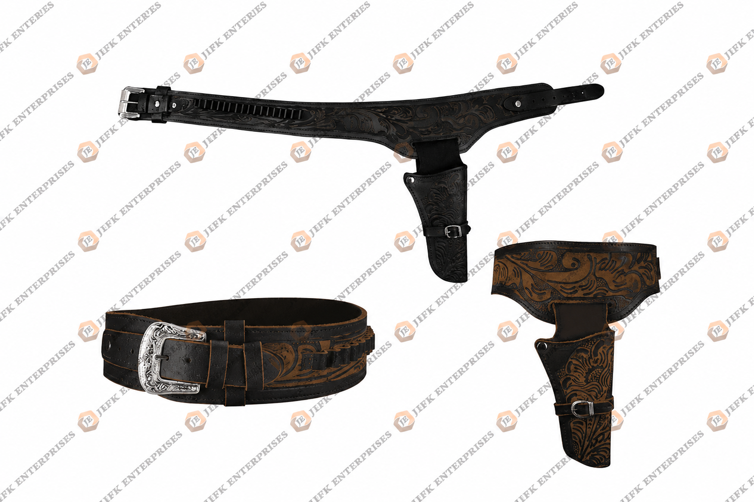 Western Gun Belt and Holster