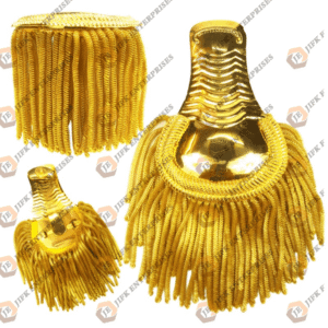 gold spiral fringe epaulette