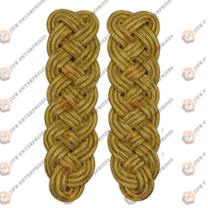 gold braided epaulettes military uniform accessories