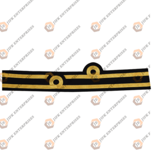 Royal Navy Lieutenant rank cuff sleeves one bar
