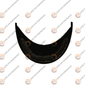 hand-embroidered military officer's peaked cap visor