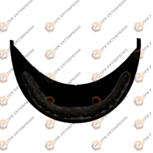 hand-embroidered military officer's peaked cap visor