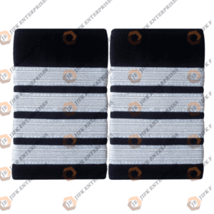 4-bar silver captain epaulettes