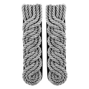 Silver Braided Shoulder Boards