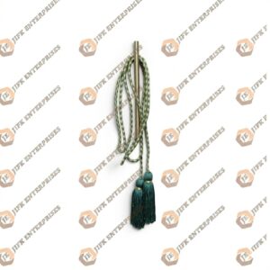Green Gold Banner Cord Bugle Cord with Tassels