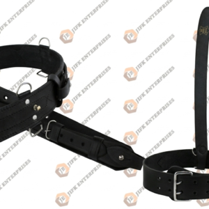 Sam Browne Belt With Crossover Shoulder Strap