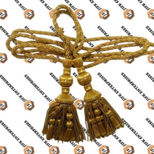 Gold Bullion Ceremonial Shoulder Cord with Tassels