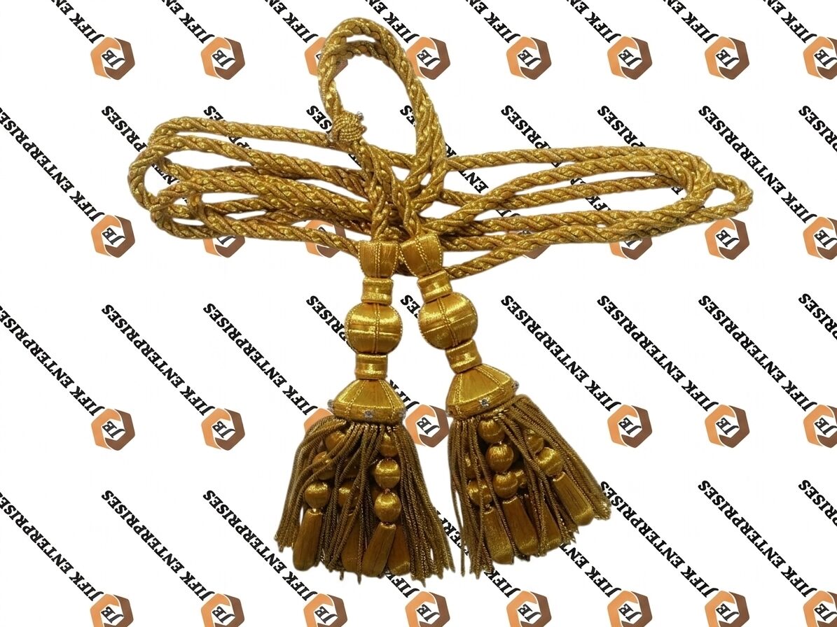 Gold Bullion Ceremonial Shoulder Cord with Tassels